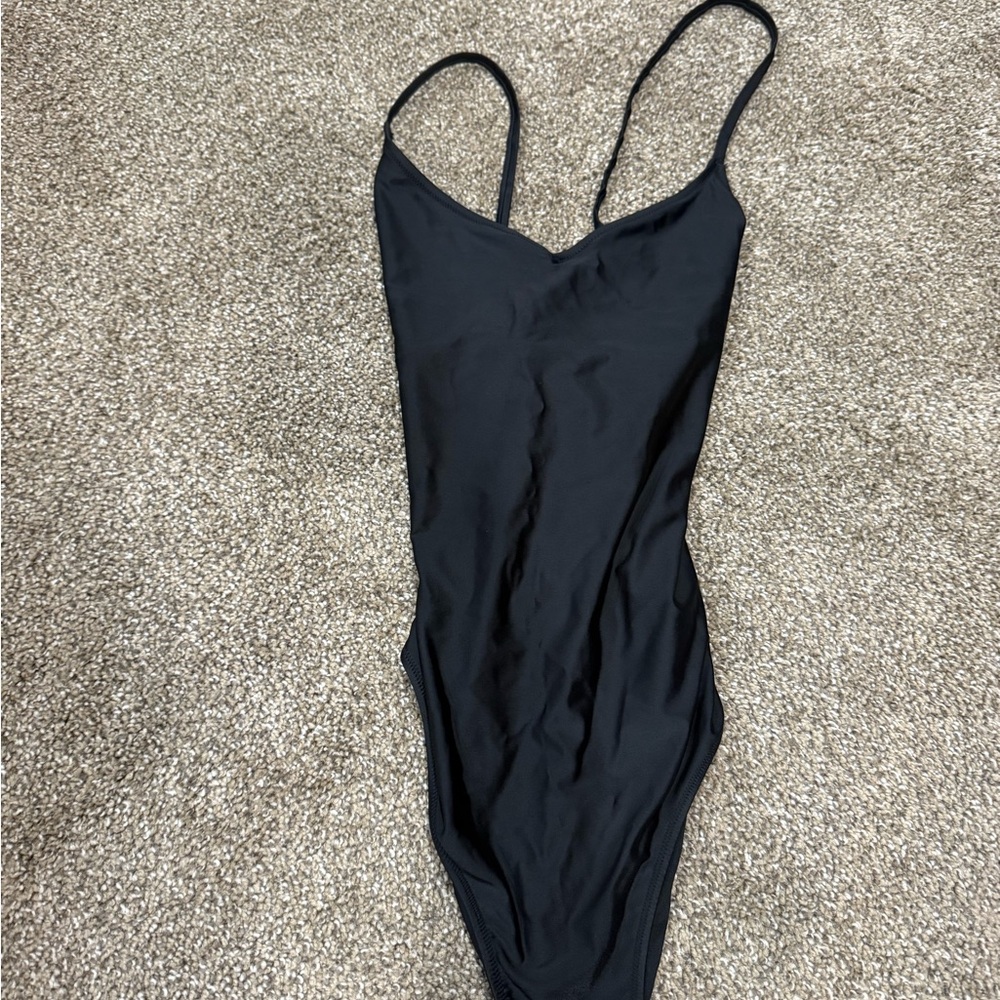 Aerie Strappy Full Coverage One Piece Swimsuit